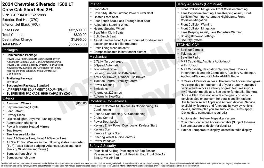 2024 Chevrolet Silverado 1500 Base