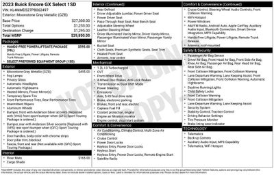 2023 Buick Encore GX Select