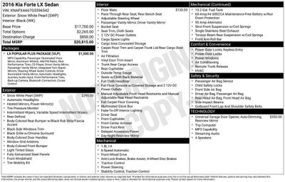 2016 Kia Forte Base