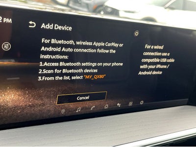 2025 INFINITI QX80 SENSORY