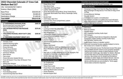 2022 Chevrolet Colorado 2WD LT