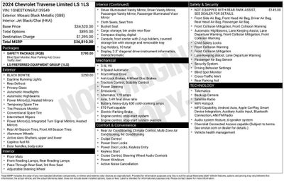 2024 Chevrolet Traverse Limited LS