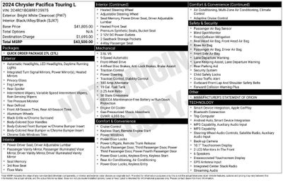 2024 Chrysler Pacifica Touring L